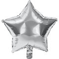 Balão Metal Estrela 35x35cm Prata
